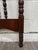 Antique Full Size Jenny Lind Style Headboard With Bobbin Turned Top Rail For Sale - Image 9 of 11