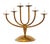 Vintage Brass Candleholder, 1950s For Sale