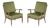 French Mid-Century Cerused Oak Armchairs/ Lounge Chairs - a Pair For Sale