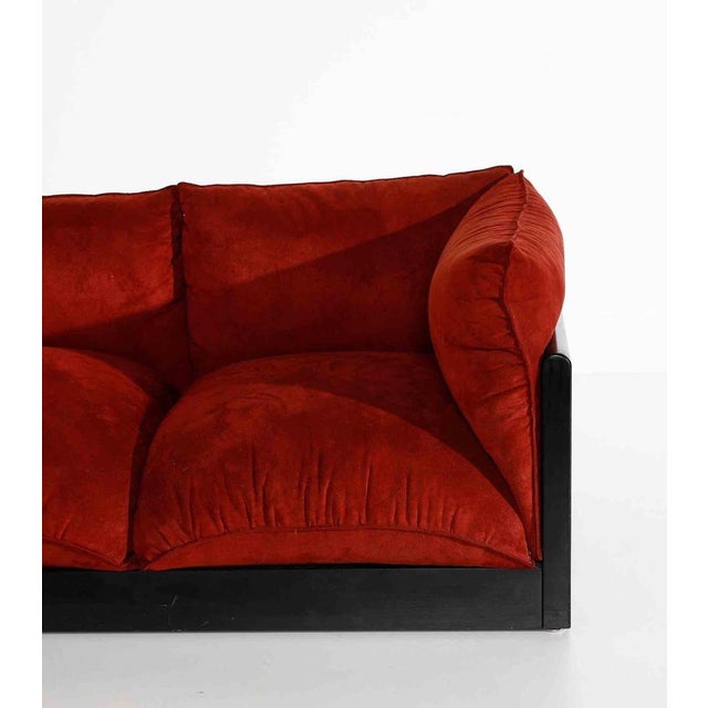 Red Down Modular Sofas by Carlo Bartoli for Rossi di Albizzate, 1973, Set of 3 For Sale - Image 8 of 13
