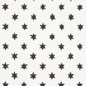 Sample - Schumacher Astral Wallpaper in Black