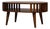 Chestnut-Finish Mango Wood Japanese-Inspired Coffee Table For Sale
