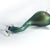 Blue Green Murano Glass Bird from Alfredo Barbini, 1960s For Sale - Image 8 of 9