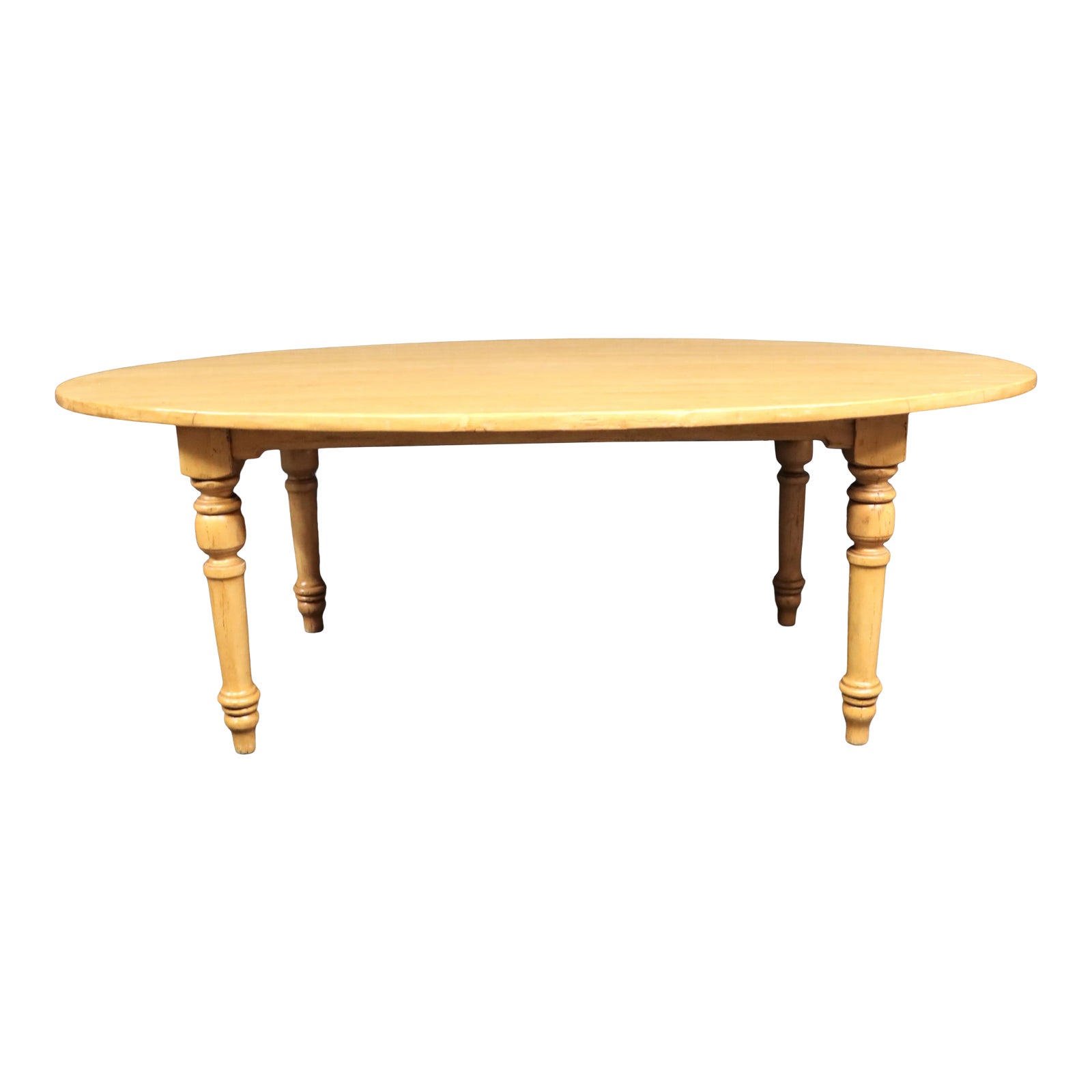 Rustic Country Style Maple Farm Table | Chairish