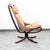 Mid-Century Modern 1960s Mid Century Danish Modern Lounge Chair Tan Brown Leather Attributed to Sigurd Ressell Falcon For Sale - Image 3 of 12