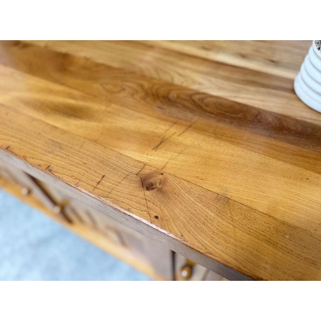 Brutalist Elm Sideboard, 1970s For Sale - Image 14 of 15