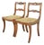 Kindel Furniture Style Regency Carved Solid Mahogany Side Chairs or Dining Chairs, Pair For Sale