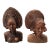 Balinese Terracotta Female Busts- A Set of 2 For Sale