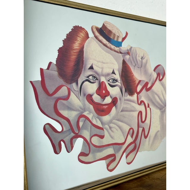 Vintage American Elmo the Clown Mirror by Arthur Sarnoff, 1970s For Sale - Image 14 of 15