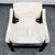 1960s Mid Century Danish Modern Lounge Chair Set White Black Leather Skipper Safari For Sale - Image 9 of 12