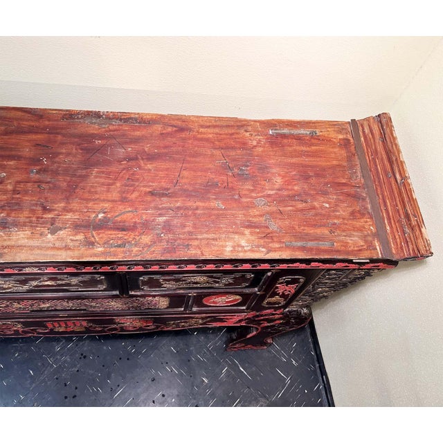 Antique Tall Temple Altar Table (3629), Circa 1800-1949; For Sale - Image 12 of 13
