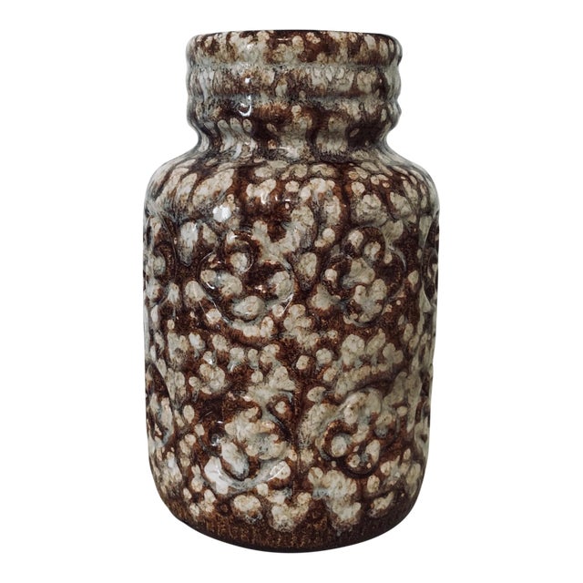 West German Ceramic Scheurich Vase For Sale