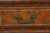 Lineage Leather Wrapped Continental 3 Drawer Chest Dresser For Sale - Image 4 of 12