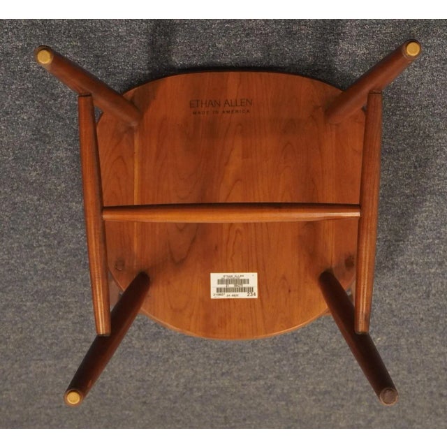 Ethan Allen New Impressions Collection Bowback Windsor Dining Side Chair 24-6600 For Sale - Image 9 of 11