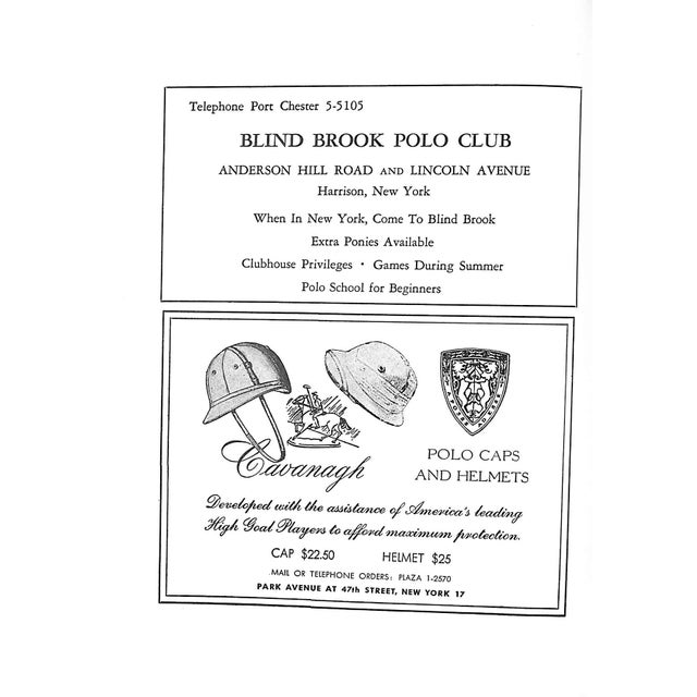 Paper United States Polo Association 1953 Yearbook For Sale - Image 7 of 11
