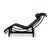Bauhaus LC 4 Chaise Lounge in Black by Le Corbusier for Cassina For Sale - Image 14 of 15