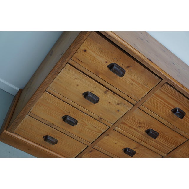 Wood German Pine Apothecary Cabinet, 1930s For Sale - Image 7 of 18