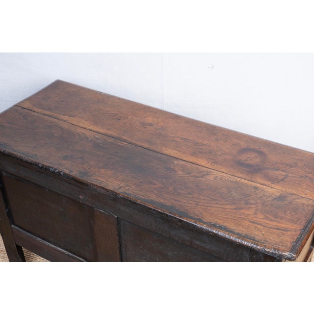 Wood 17th Century Carved Oak Coffer For Sale - Image 7 of 16