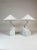 White Mid-Century Marble and Steel Table Lamps from Bergboms, 1970s, Sweden, Set of 2 For Sale - Image 8 of 17