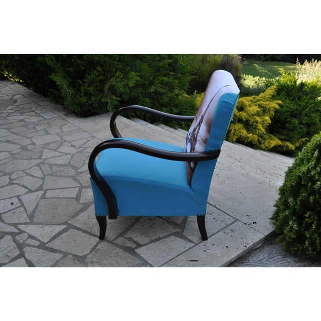 1920s Art Deco Parisian Armchair, 1920s For Sale - Image 5 of 11