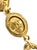 Gold 70s Chanel Bracelet Seal Charm Double C CC Gold Plated Logo Coco Vintage For Sale - Image 8 of 17