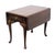 BASSETT FURNITURE Solid Cherry Traditional Style 34" Drop Leaf Accent End Table 22" High Leaves Down: 17.5" Wide Leaves...