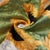 Hand-Knotted Silk Velvet Ikat Lumbar Pillow - 16x24 Moss & Ochre For Sale - Image 4 of 8