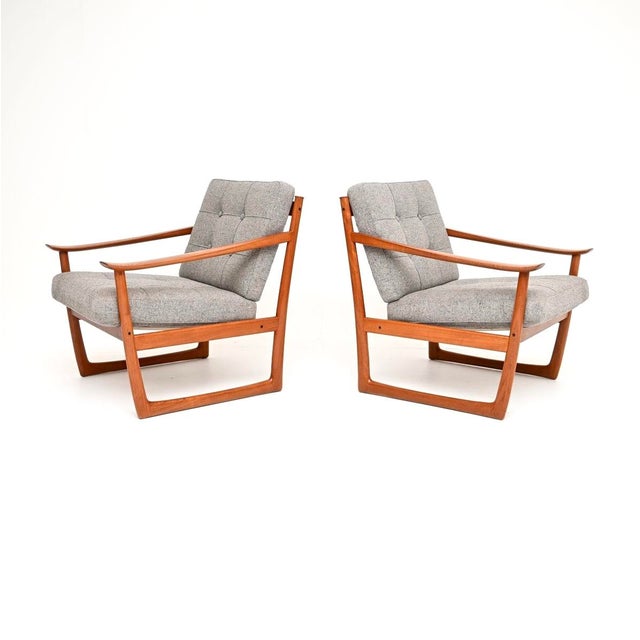 Danish Teak Armchairs by Peter Hvidt and Orla Mølgaard-Nielsen for France & Søn, 1960s, Set of 2 For Sale - Image 9 of 9