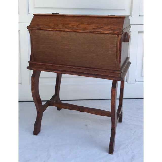 Antique Sewing Storage Cabinet Box Chairish