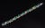 Late 20th Century Late 20th Century Gia Natural 15cts Brazilian Emerald Diamond 18k White Gold Bracelet For Sale - Image 5 of 13