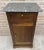 20th Century Biedermeier Nightstand with Marble Top & One-Drawer & Door, 1900s For Sale - Image 4 of 13