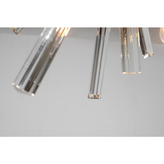 Metal Sputnik Pendant Light in Murano Glass, 2010s For Sale - Image 7 of 18