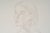 Unknown, Depicting the Face of a Young Woman, 20th Century, Drawing on Paper For Sale - Image 4 of 6