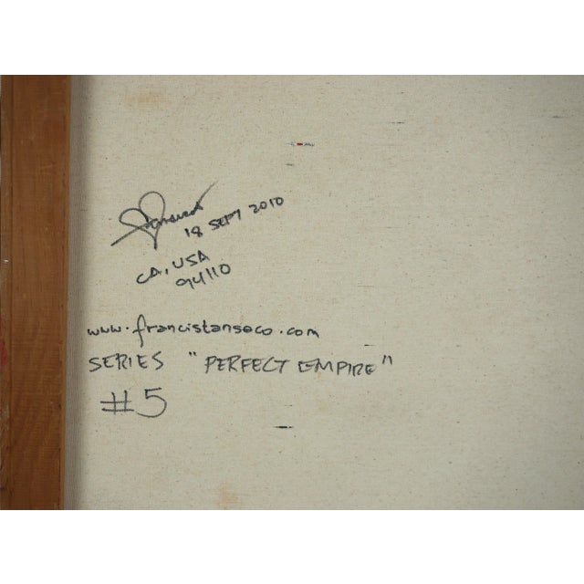 "Perfect Empire #5" Contemporary Classical Roman Hermes Sculpture Figurative Study Oil Painting by Francis Tanseco For Sale In Monterey, CA - Image 6 of 6