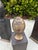 Mid 20th Century Vintage Hand-Carved Wood Obelisks With Hand-Applied Brass, Signed d.j., Set of 3 For Sale - Image 5 of 12