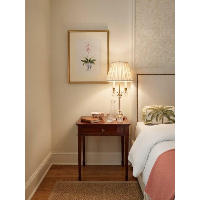 Vintage Framed Botanical Pink Orchid Print in Chinoiserie Cachepot For Sale - Image 9 of 12