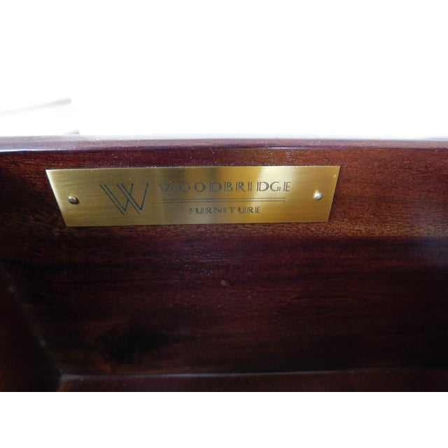 Woodbridge Furniture Mahogany Hepplewhite Style Server 36"w For Sale In Philadelphia - Image 6 of 12