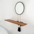 Solemio Console Wall Table with Mirror by Giotto Stoppino for Acerbis, 1980s, in Good conditions. Designed 1970 to 1979...