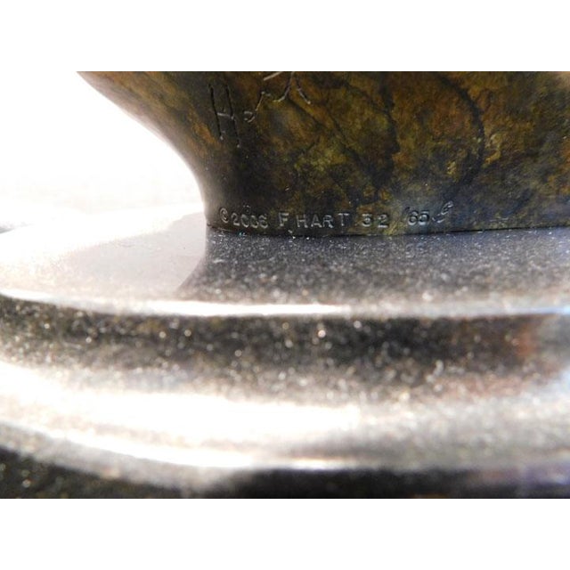 Impressionist Frederick Hart the Muse Suite "Music" Bronze Sculpture With Granite Base For Sale - Image 3 of 9