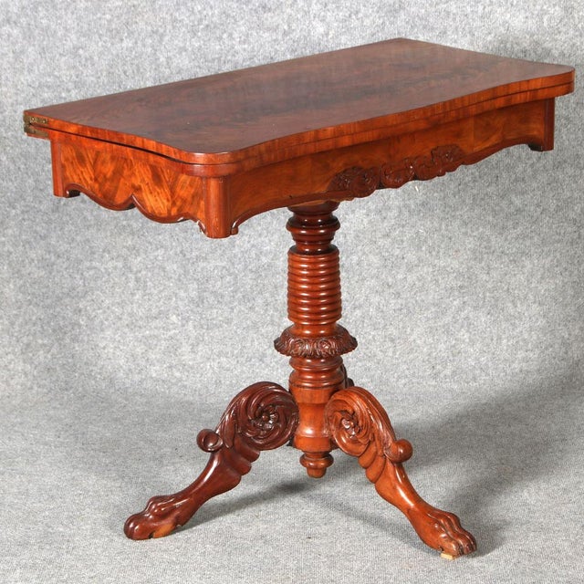 Traditional Biedermeier Game Table, 1840s-1850s For Sale - Image 3 of 18