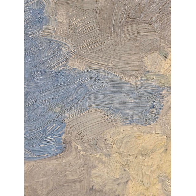 Sky Blue Edward Henry Potthast - Pastoral Landscape - Oil Painting c.1910s For Sale - Image 8 of 12