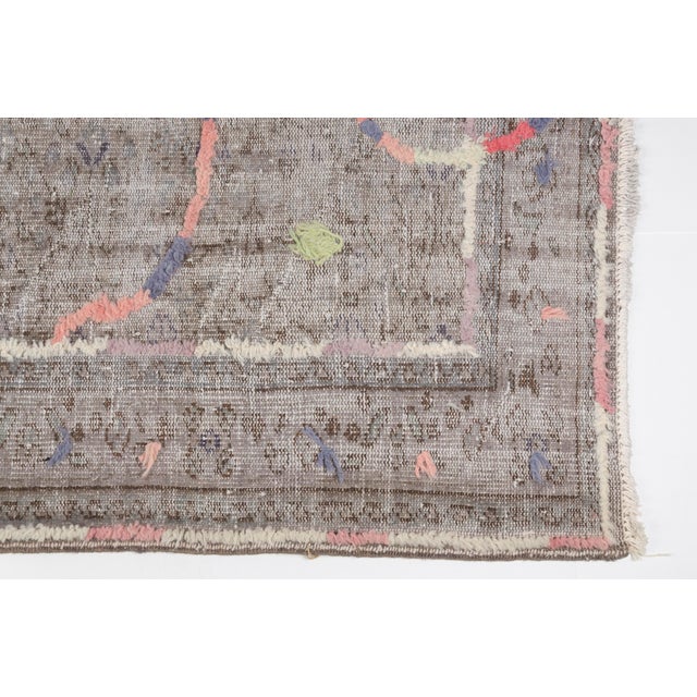 Mid 20th Century Eclectic Medallion Turkish Rug For Sale - Image 9 of 10