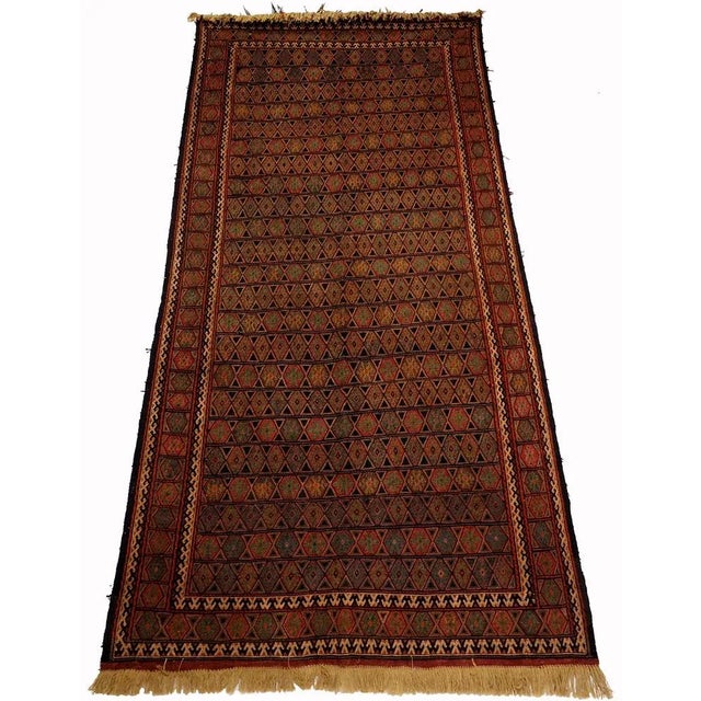 Vintage Tribal Kilim Rug, 1950s For Sale - Image 3 of 13
