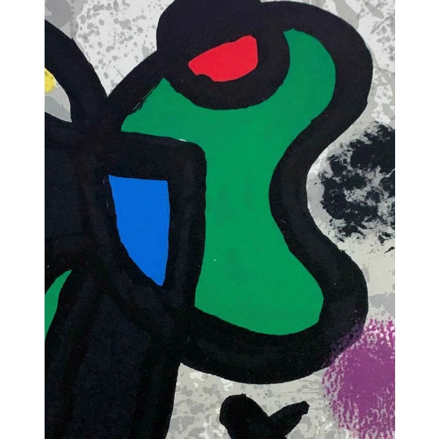 Mid-Century Modern Joan Miró Original Color Lithograph, Cramer 134, 1970 For Sale - Image 3 of 5