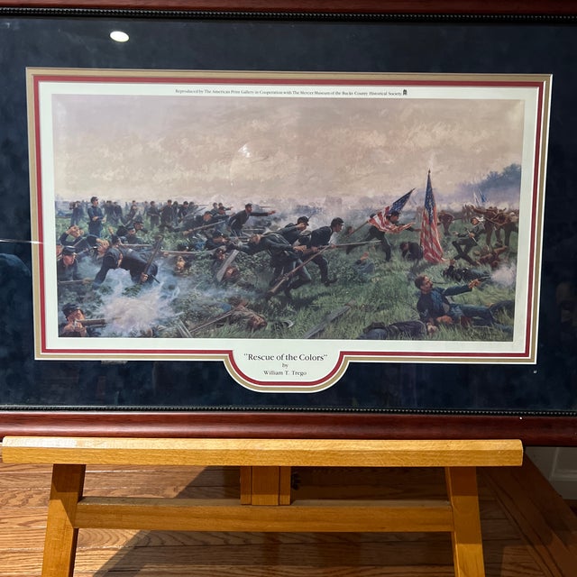 Reproduction print by American Print gallery in Cooperation with Mercer Museum of the Bucks County Historicsl Society...