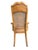 Vintage French Provincial Cane Back Dining Chairs, Newly Reupholstered – Set of 6 For Sale - Image 12 of 16