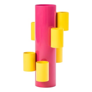 Festa Mobile Pots Jar in Powder-Coated Aluminum by Altreforme For Sale