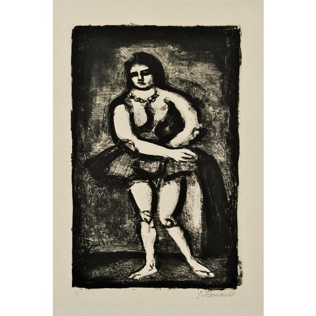 Georges Rouault, The Horsewoman Lithograph, Edition of 25, 1920s, Lithograph For Sale - Image 4 of 4