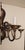 Traditional Mid 20th Century Bronze 3-Light William's Burge Style Sconce For Sale - Image 3 of 6