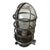 1970s 1970s Industrial Iron Caged Marine Vapor Glass Light Fixture For Sale - Image 5 of 7